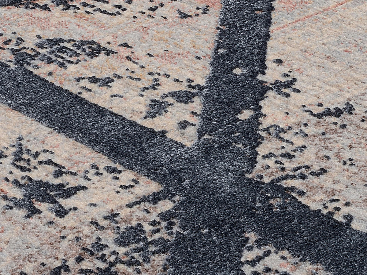 WEBTEPPICH 80/150 cm Arizona Grau, Dunkelblau  - Dunkelblau/Grau, Design, Textil (80/150cm) - Musterring