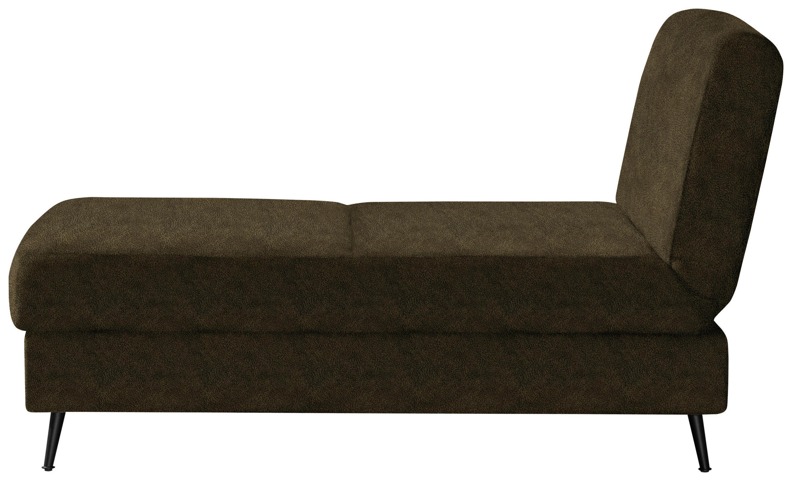 SCHLAFSOFA Flachgewebe Grün  - Schwarz/Grün, Modern, Textil/Metall (205/90/92cm) - Novel