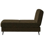 SCHLAFSOFA  in Flachgewebe Grün  - Schwarz/Grün, MODERN, Textil/Metall (205/90/92cm) - Novel