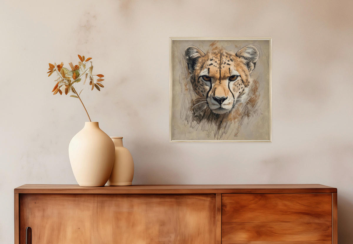 METALLBILD 30/30/2 cm  - Multicolor, Basics, Metall (30/30/2cm)