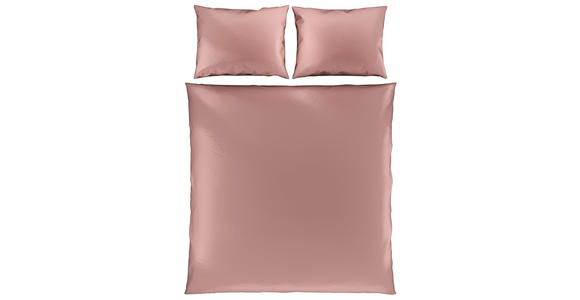 BETTWÄSCHE TANJA Satin 200/200 cm - Altrosa, Basics, Textil (200/200cm) - Novel