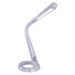 LED-SCHREIBTISCHLEUCHTE - Silberfarben/Weiß, Basics, Kunststoff (34,3/18,3/64cm) LED-SCHREIBTISCHLEUCHTE - Silberfarben/Weiß, Basics, Kunststoff (34,3/18,3/64cm)