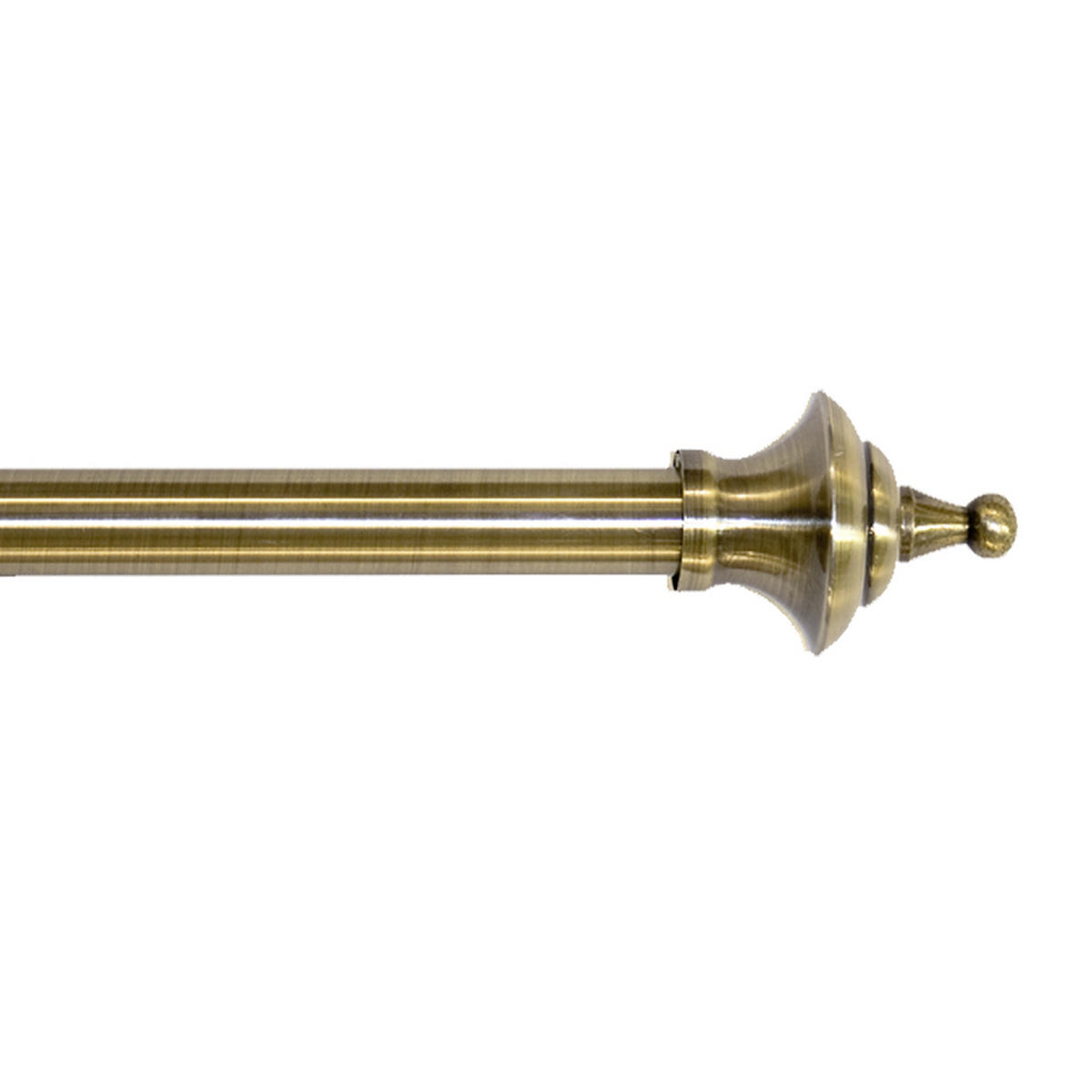 GARDINSTÅNGSET 120-210 cm  - bronsfärgad, Basics, metall (120-210cm)