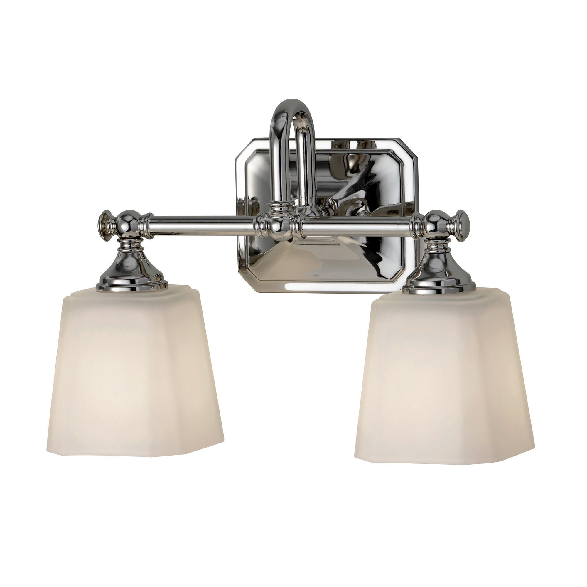 BADEZIMMER-WANDLEUCHTE - Chromfarben, Romantik / Landhaus, Glas/Metall (35.6/15,2/25,7cm) - Elstead Lighting