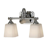 BADEZIMMER-WANDLEUCHTE - Chromfarben, Romantik / Landhaus, Glas/Metall (35.6/15,2/25,7cm) - Elstead Lighting