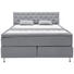 BOXSPRINGBETT 160/200 cm in Grau - Alufarben/Grau, KONVENTIONELL, Holzwerkstoff/Textil (160/200cm) - Elegando BOXSPRINGBETT 160/200 cm in Grau - Alufarben/Grau, KONVENTIONELL, Holzwerkstoff/Textil (160/200cm) - Elegando