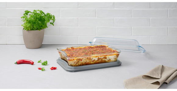 BRATFORM - Klar/Dunkelgrau, Basics, Glas/Kunststoff - Homeware Profession.