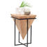 BEISTELLTISCH in Holz, Metall 31/31/45 cm - Schwarz/Naturfarben, Trend, Holz/Metall (31/31/45cm) - Ambia Home BEISTELLTISCH in Holz, Metall 31/31/45 cm - Schwarz/Naturfarben, Trend, Holz/Metall (31/31/45cm) - Ambia Home