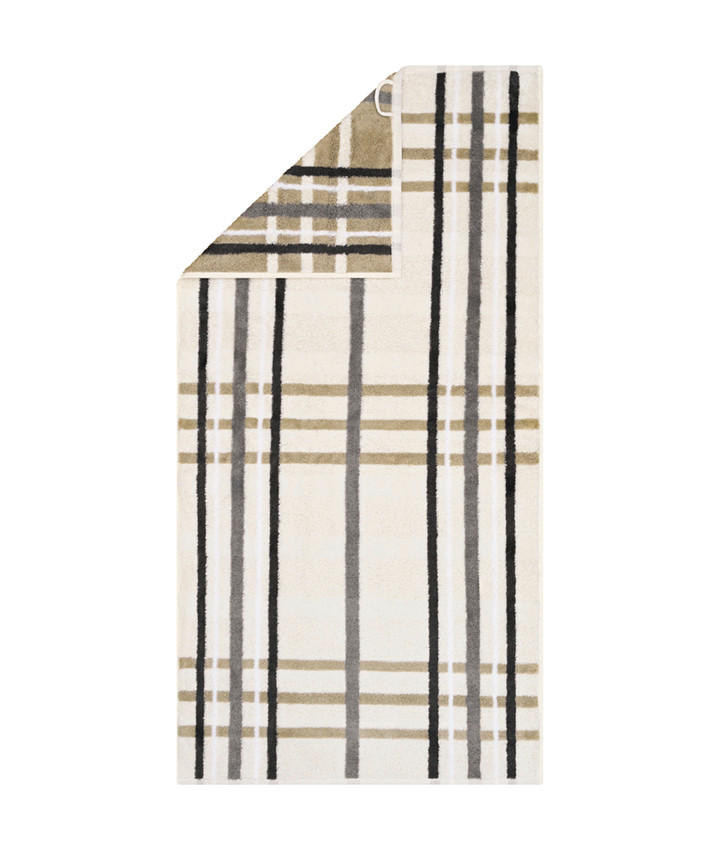HANDTUCH Noblesse Check Beigebraun  - Beigebraun, Basics, Textil (50/100cm) - Cawoe