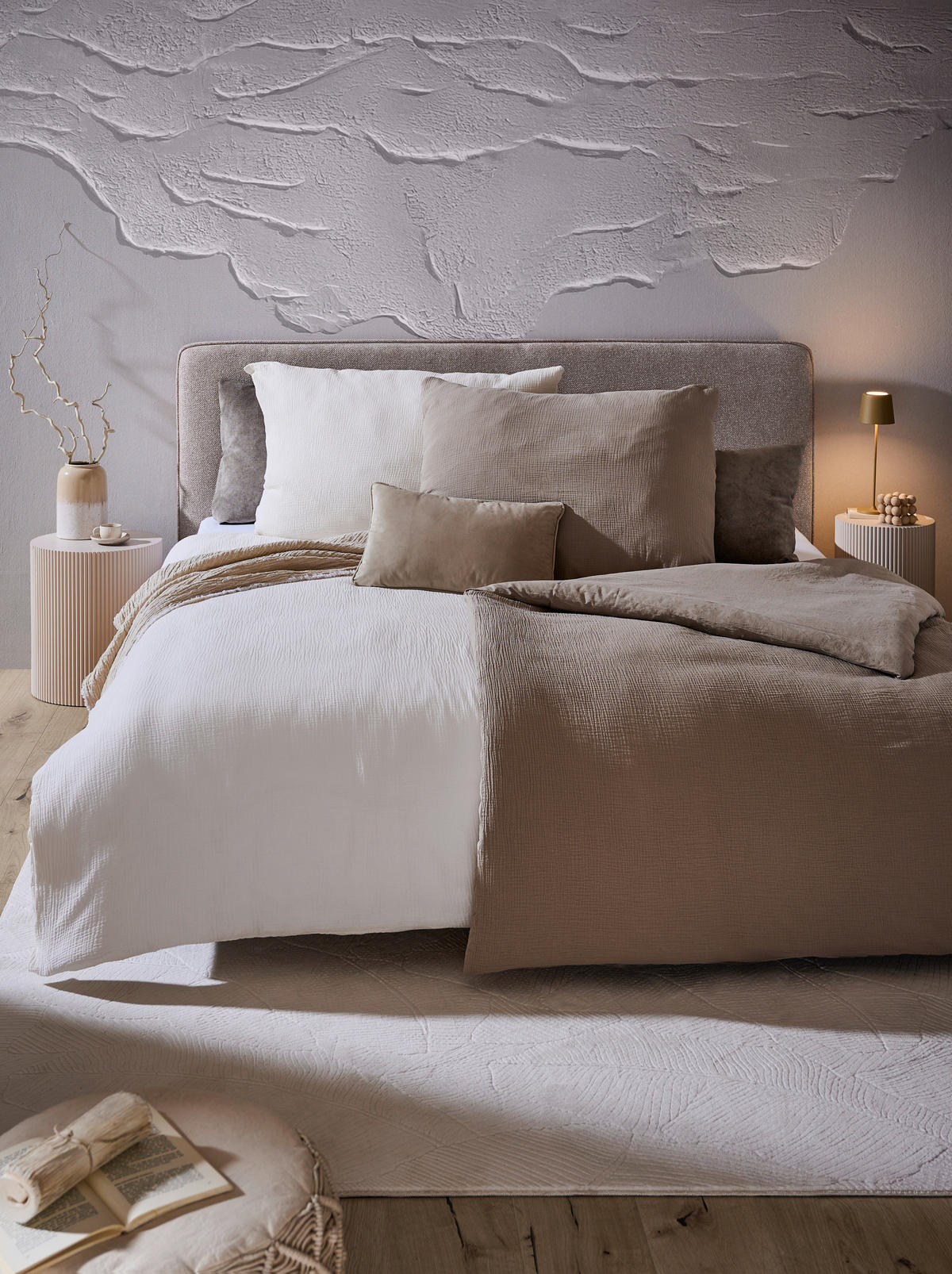 BETTWÄSCHE Renforcé, Musselin 140/220 cm  - Beige, Basics, Textil (140/220cm) - Novel