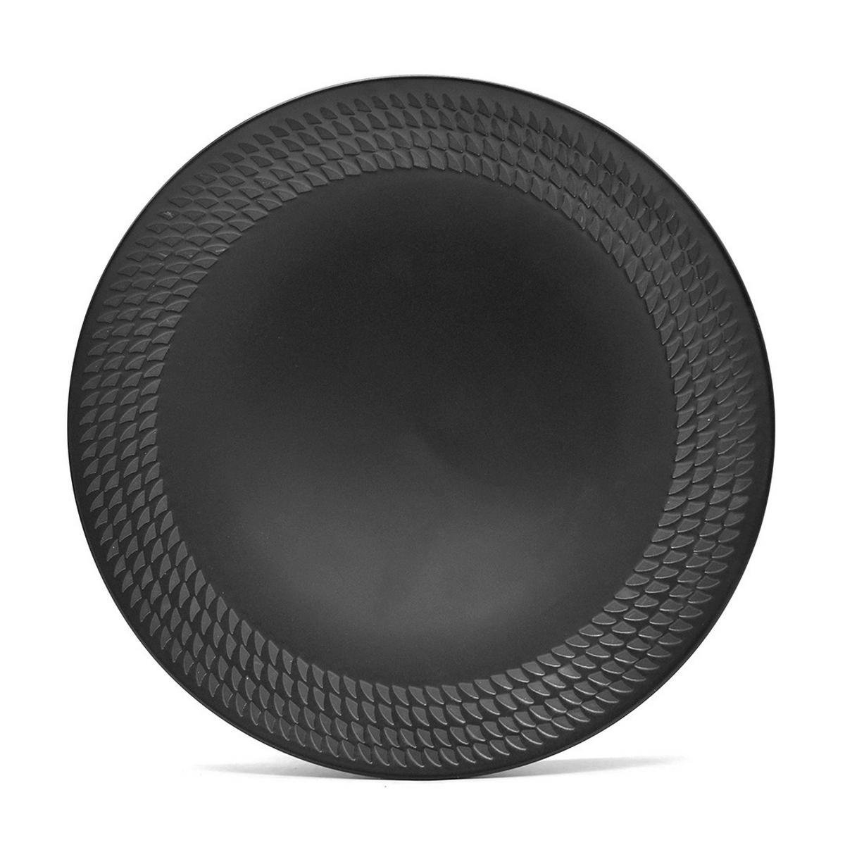 KOMBISERVICE BlackStyle 30-teilig  - Schwarz, Basics, Keramik (16kg) - Echtwerk