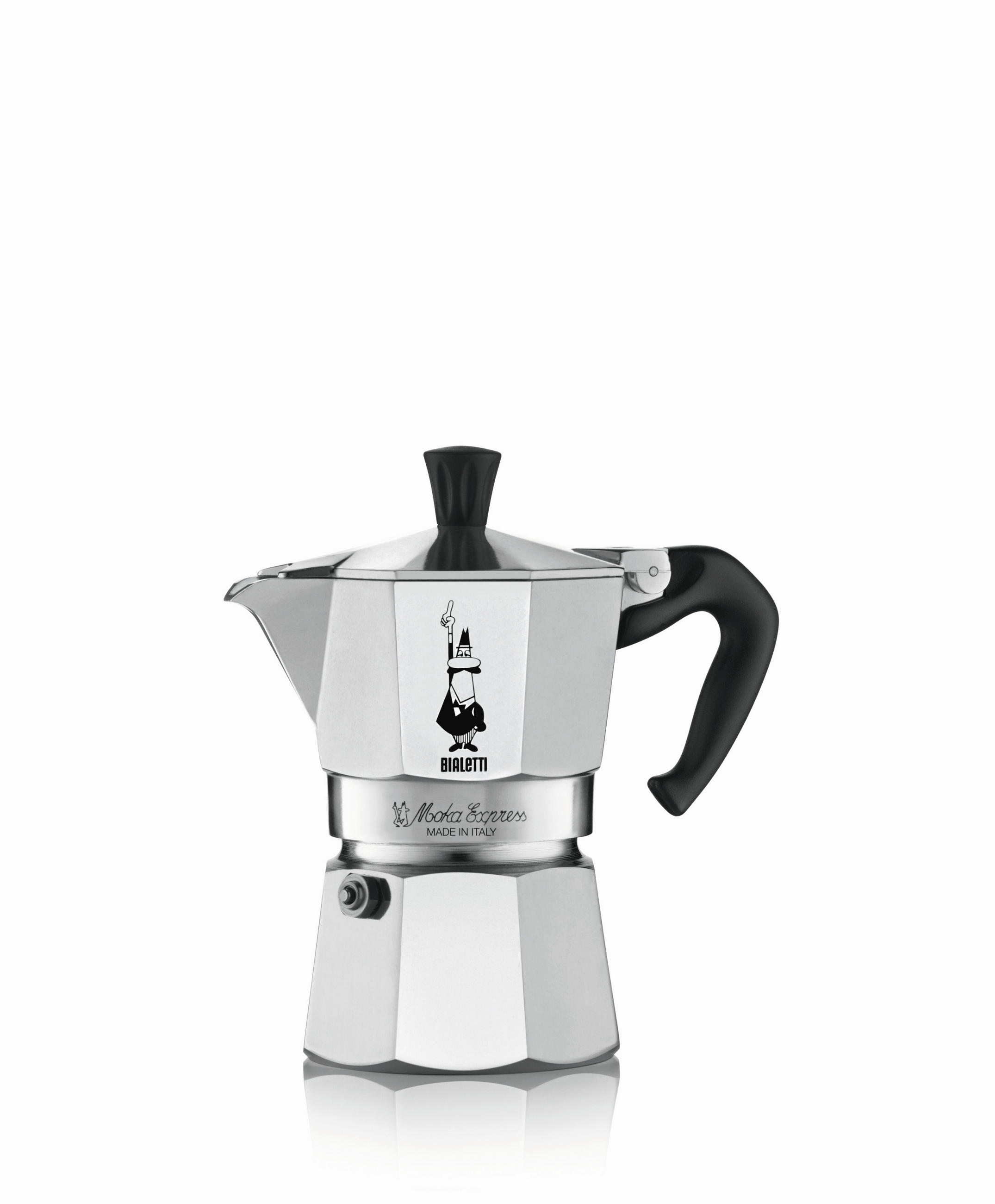 ESPRESSOKOCHER  - Silberfarben, Basics, Kunststoff/Metall (12.6/9/16cm) - Bialetti