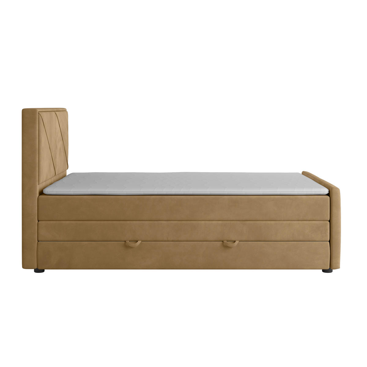 BOXSPRINGBETT 140/200 cm  in Beige  - Beige, Modern, Holz/Kunststoff (140/200cm) - MID.YOU