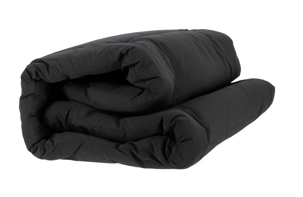 LIEGENAUFLAGE in Schwarz Uni  - Schwarz, Basics, Textil (78/6/195cm) - FIAM