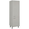 GESCHIRRSCHRANK 60/216,6/58 cm  in Grau  - Edelstahlfarben/Grau, MODERN, Holzwerkstoff/Metall (60/216,6/58cm) - Nobilia