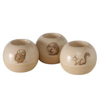 TEELICHTHALTER - Beige, LIFESTYLE, Keramik (9,5/7,5cm)