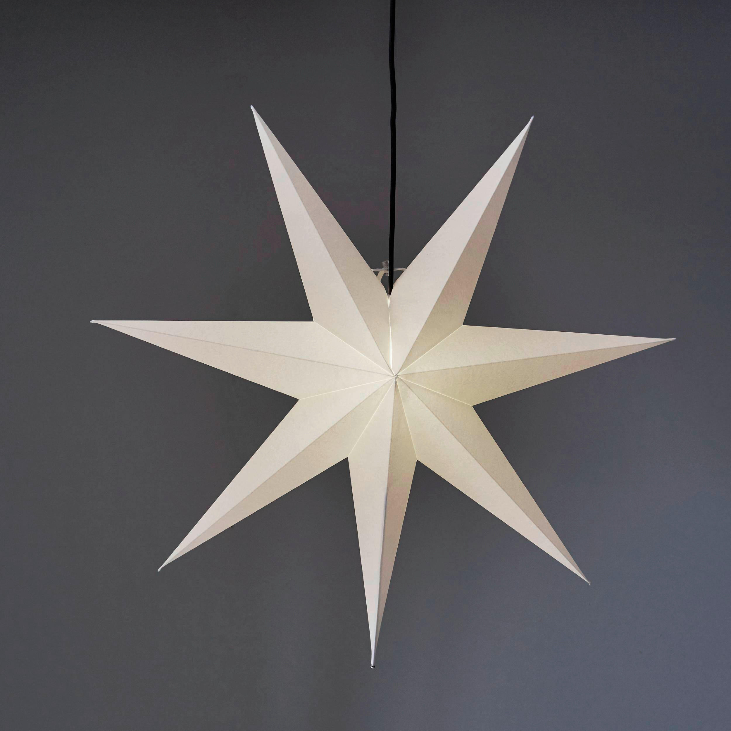 LED-DEKOLEUCHTE 70/16/70 cm   - Schwarz/Weiß, Basics, Papier/Metall (70/16/70cm) - Eglo