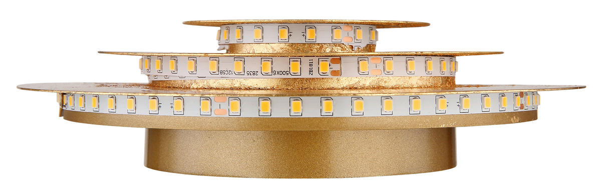 LED-DECKENLEUCHTE 18 W  18/4,7 cm    - Goldfarben, Design, Metall (18/4,7cm) - Globo
