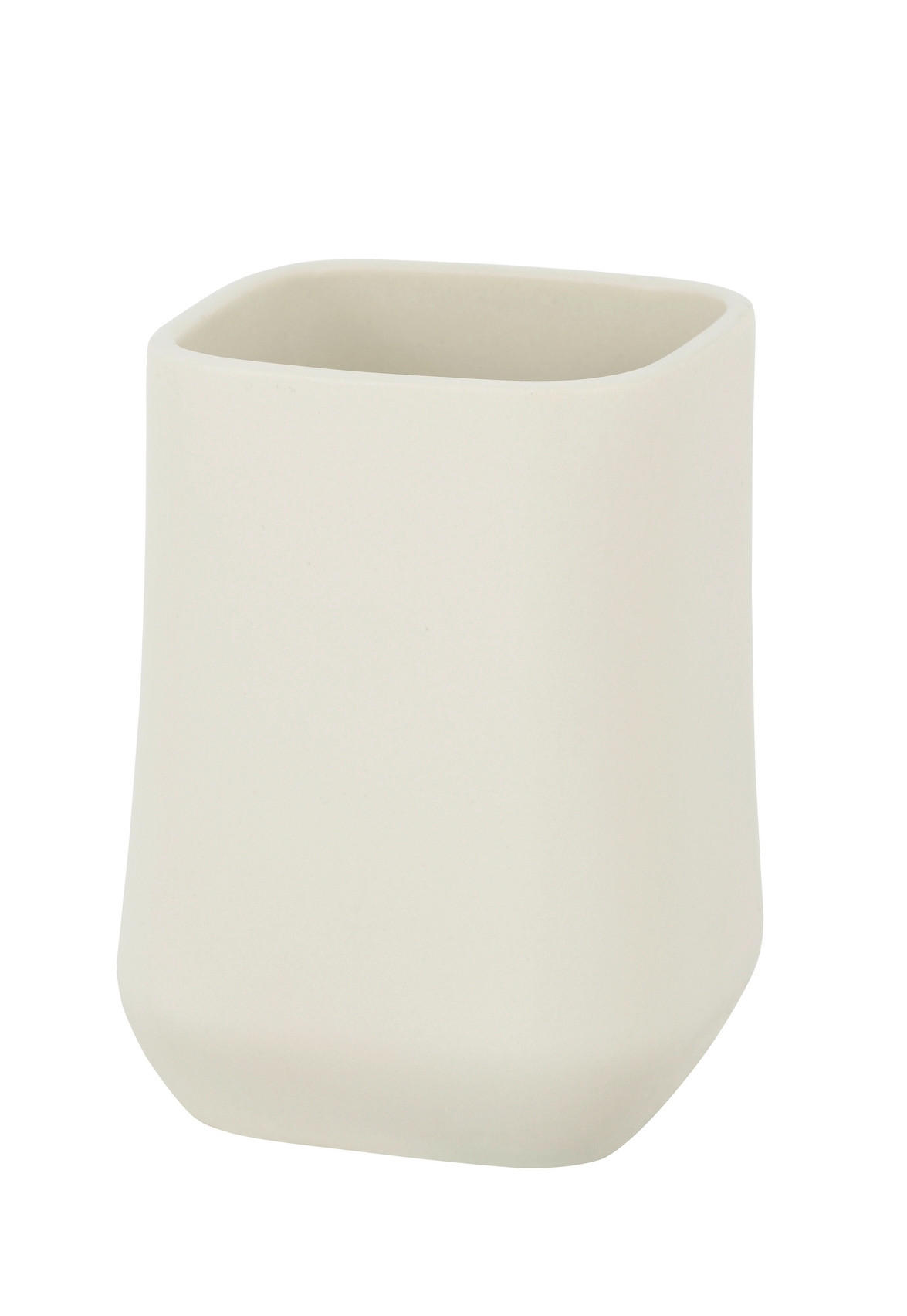 ZAHNPUTZBECHER ADINE  - Ecru, KONVENTIONELL, Keramik (7,5/10,5/7,5cm) - Schöner Wohnen