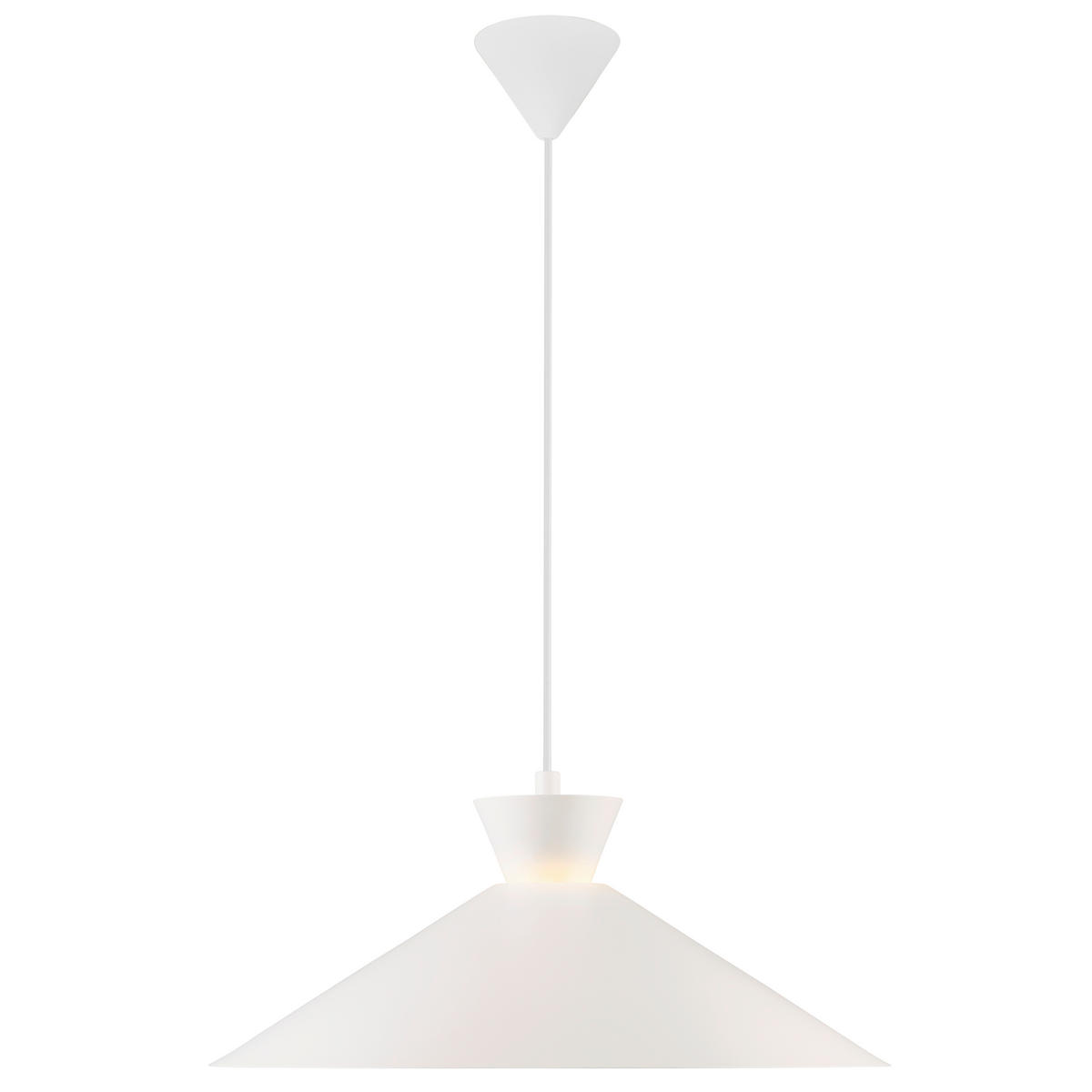 HÄNGELEUCHTE Dial  45 cm  - Weiß, Design, Metall (45cm) - Nordlux