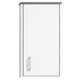 HÄNGESCHRANK 32/60/21 cm - Silberfarben/Weiß, MODERN, Holzwerkstoff/Kunststoff (32/60/21cm) - Xora