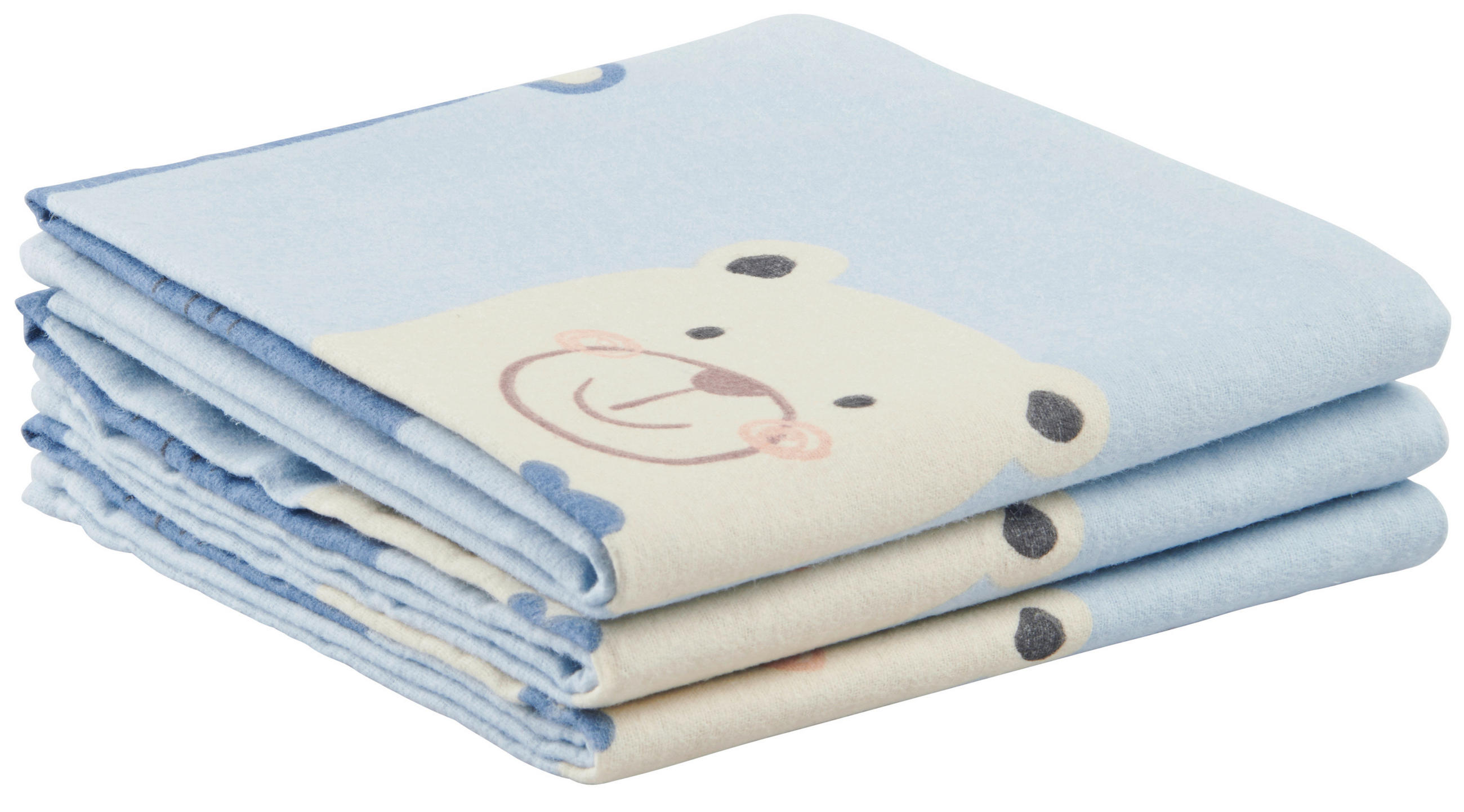 LÁTKOVÁ PLENKA - modrá, Basics, textil (75/75cm) - My Baby Lou