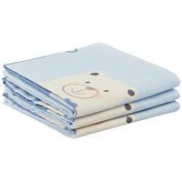 TEXTILPELENKA 3 részes  - kék, Basics, textil (75/75cm) - My Baby Lou