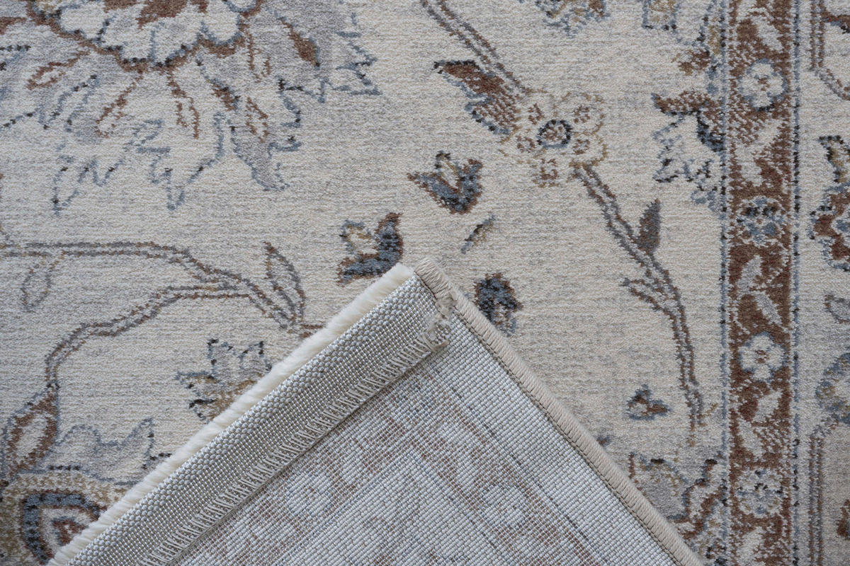 WEBTEPPICH 200/290 cm Creme, Rostfarben, Pastellblau  - Pastellblau/Rostfarben, LIFESTYLE, Textil (200/290cm)