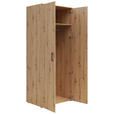 MEHRZWECKSCHRANK 80/195/52 cm  - Anthrazit/Schwarz, MODERN, Holzwerkstoff/Kunststoff (80/195/52cm) - Carryhome