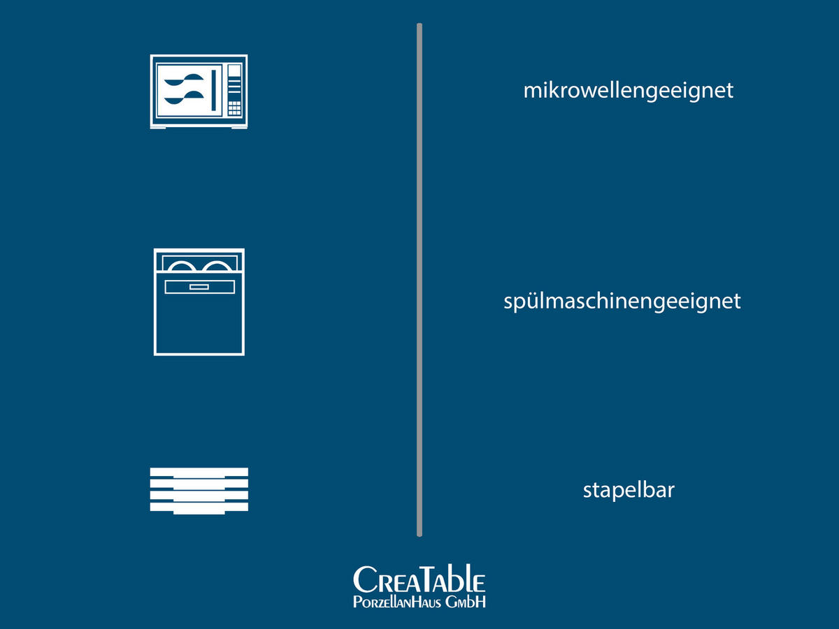 TAFELSERVICE Weiß Base weiß 12-teilig  - Weiß, Basics, Keramik - Creatable