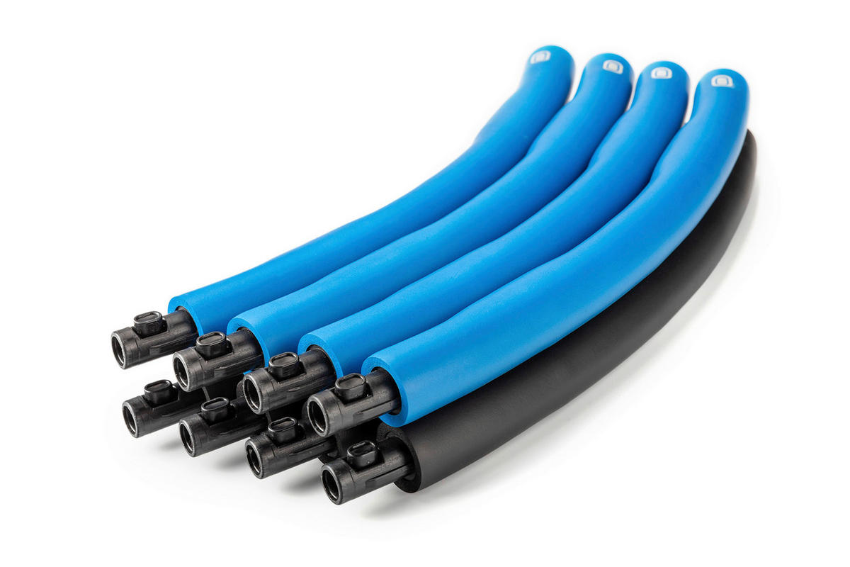 TRÄNINGSRING - blå/svart, Klassisk, plast (75 - 98cm) - Atrigo