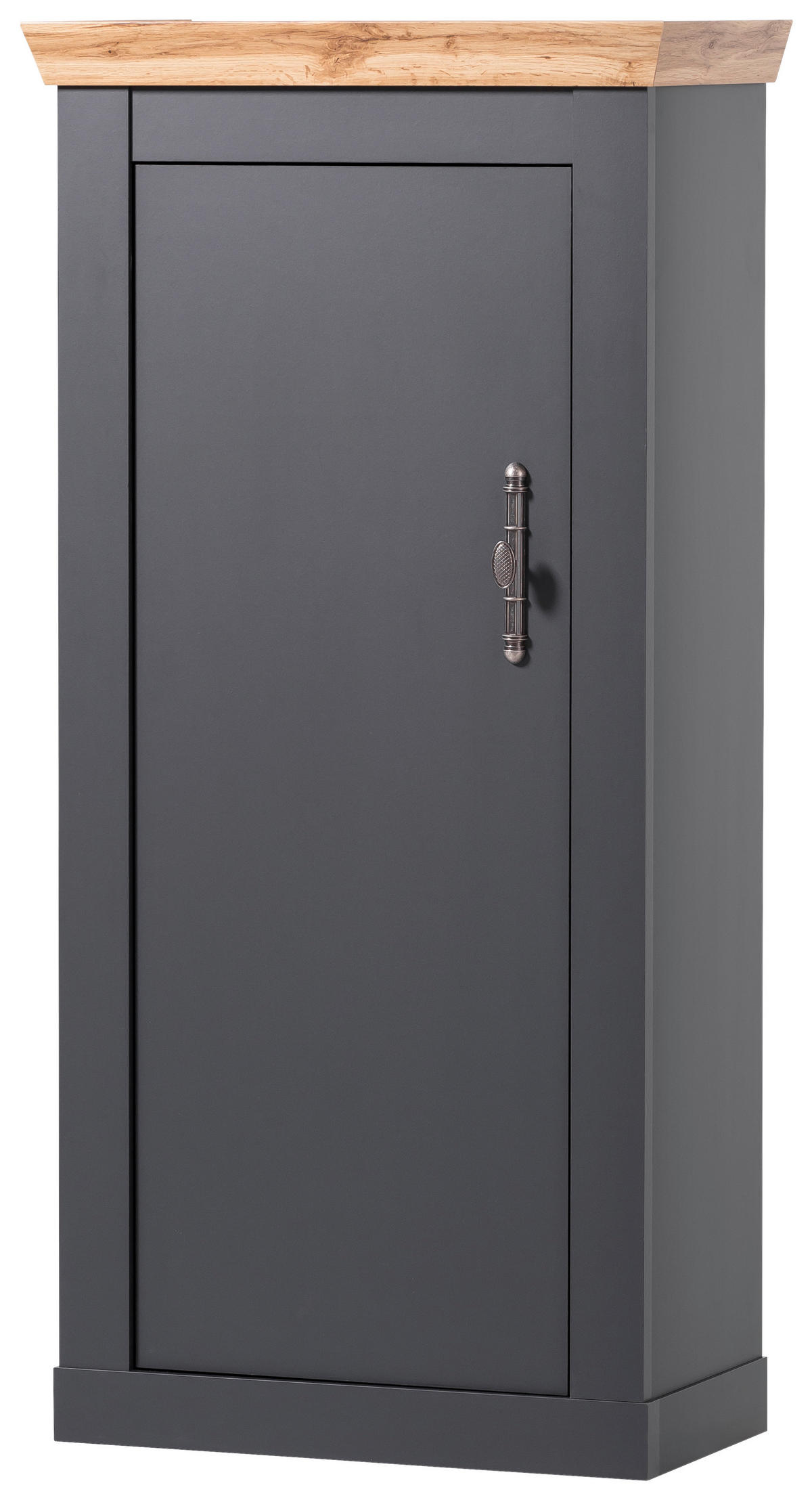 HIGHBOARD  in 72/146/38 cm  - Anthrazit/Eiche Wotan, Design, Holzwerkstoff/Metall (72/146/38cm) - MID.YOU