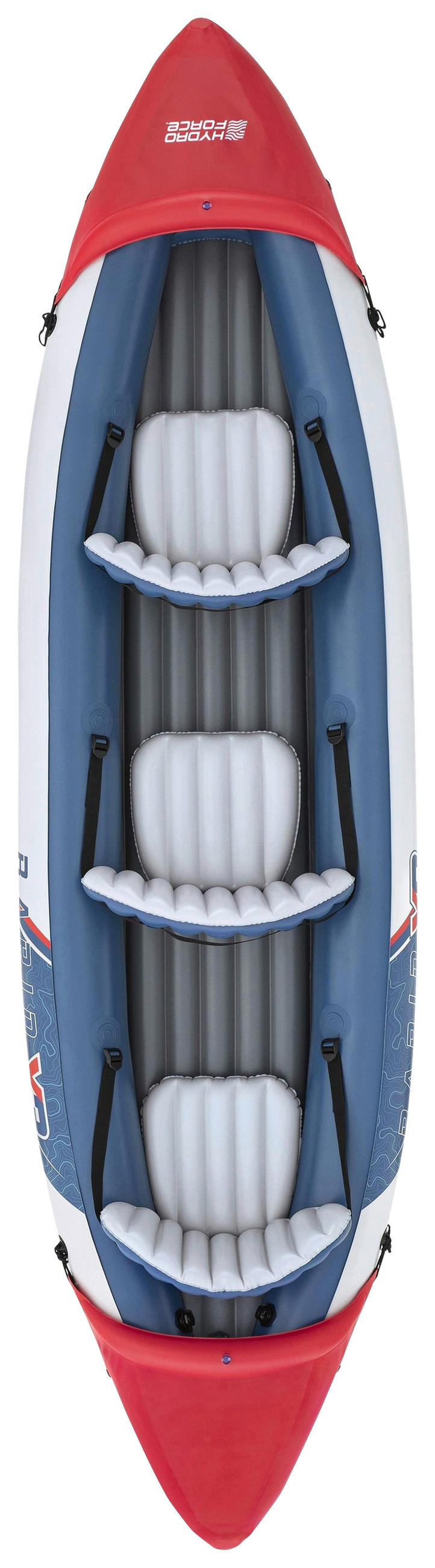 KAJAK 65052 VENTURA KAYAK  - Rot/Grau, KONVENTIONELL, Kunststoff/Metall (381/100cm) - Bestway