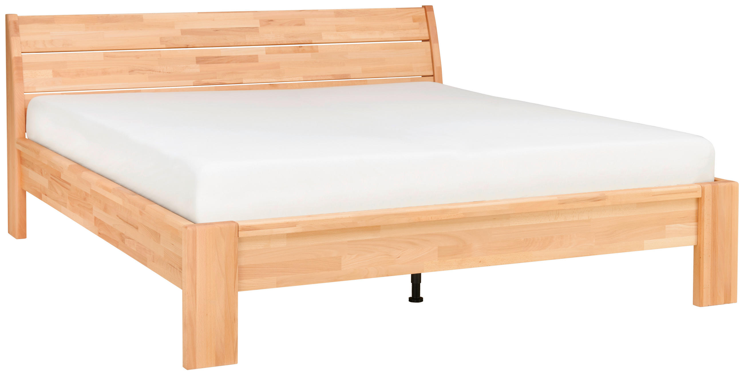 BETT 180/200 cm  in Kernbuche  - Kernbuche, MODERN, Holz (180/200cm) - MID.YOU