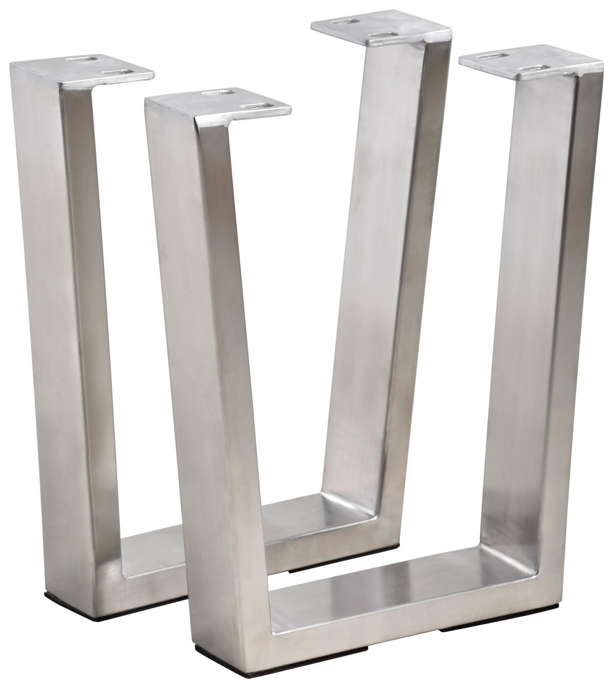 BANKGESTELL in  - Edelstahlfarben, Natur, Metall (30/40/7,5cm) - Valdera