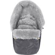 FELLSACK - Grau, Natur, Textil (43/83cm) - Jimmylee