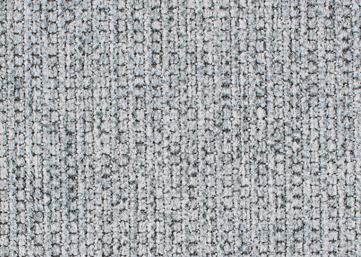 ECKSOFA in Chenille Hellgrau  - Hellgrau/Schwarz, Modern, Textil/Metall (285/200cm) - MID.YOU