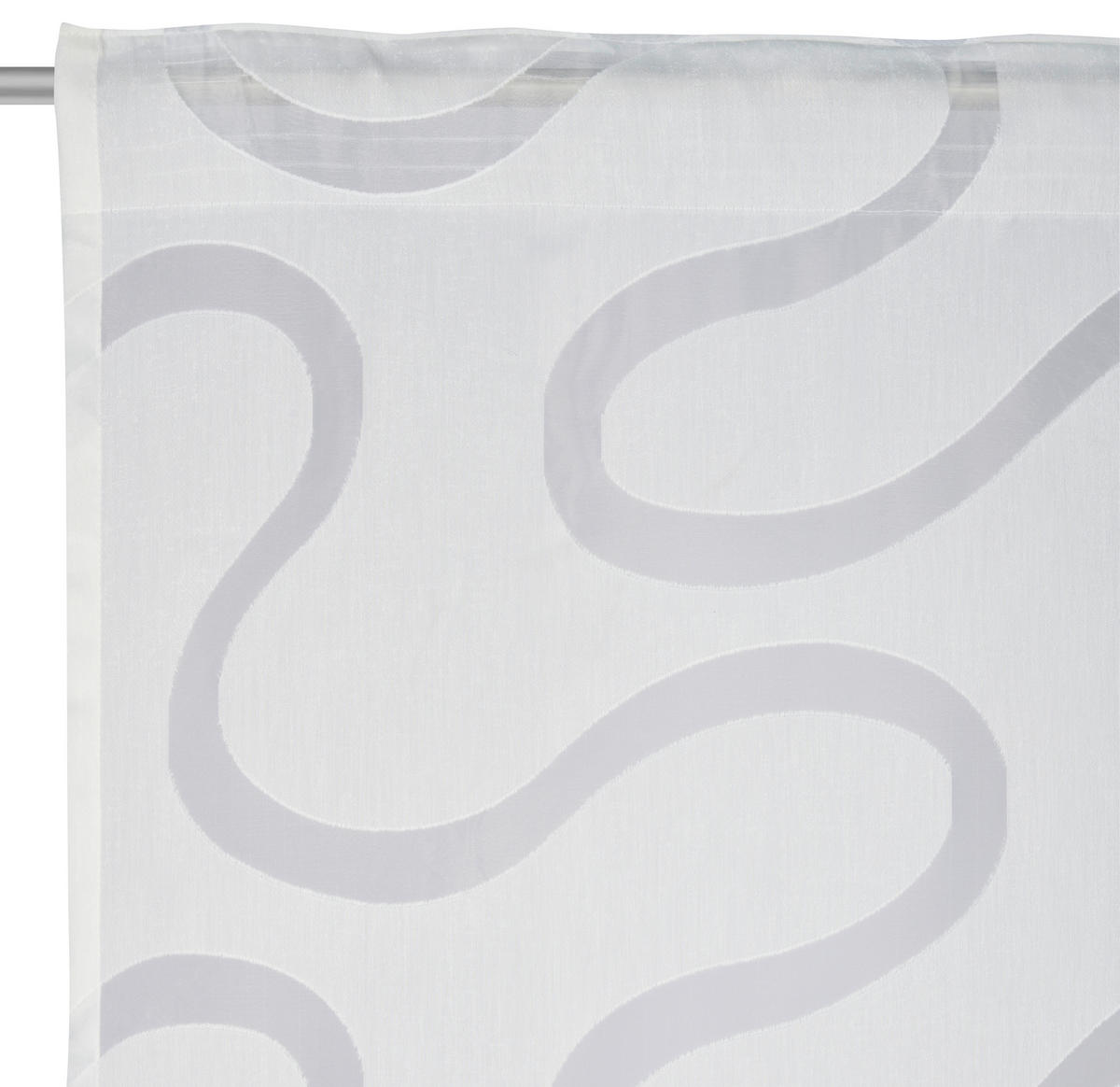 KONČANA ZAVESA  prosojno  140/280 cm   - bela, Basics, tekstil (140/280cm) - Esposa