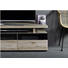 TV-ELEMENT 120/45/42 cm - Eichefarben/Schwarz, Design, Glas/Holzwerkstoff (120/45/42cm) TV-ELEMENT 120/45/42 cm - Eichefarben/Schwarz, Design, Glas/Holzwerkstoff (120/45/42cm)