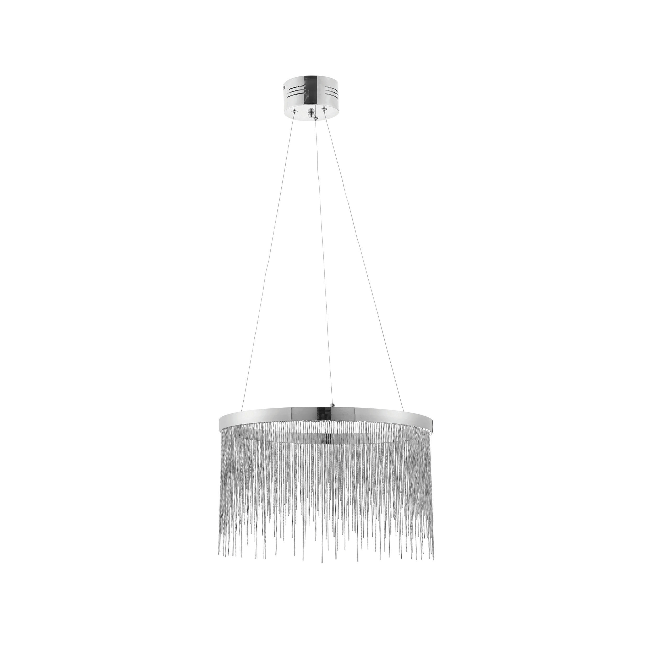 LED-HÄNGELEUCHTE 45/170 cm  - Silberfarben/Messingfarben, Design, Metall (45/170cm) - ENDON
