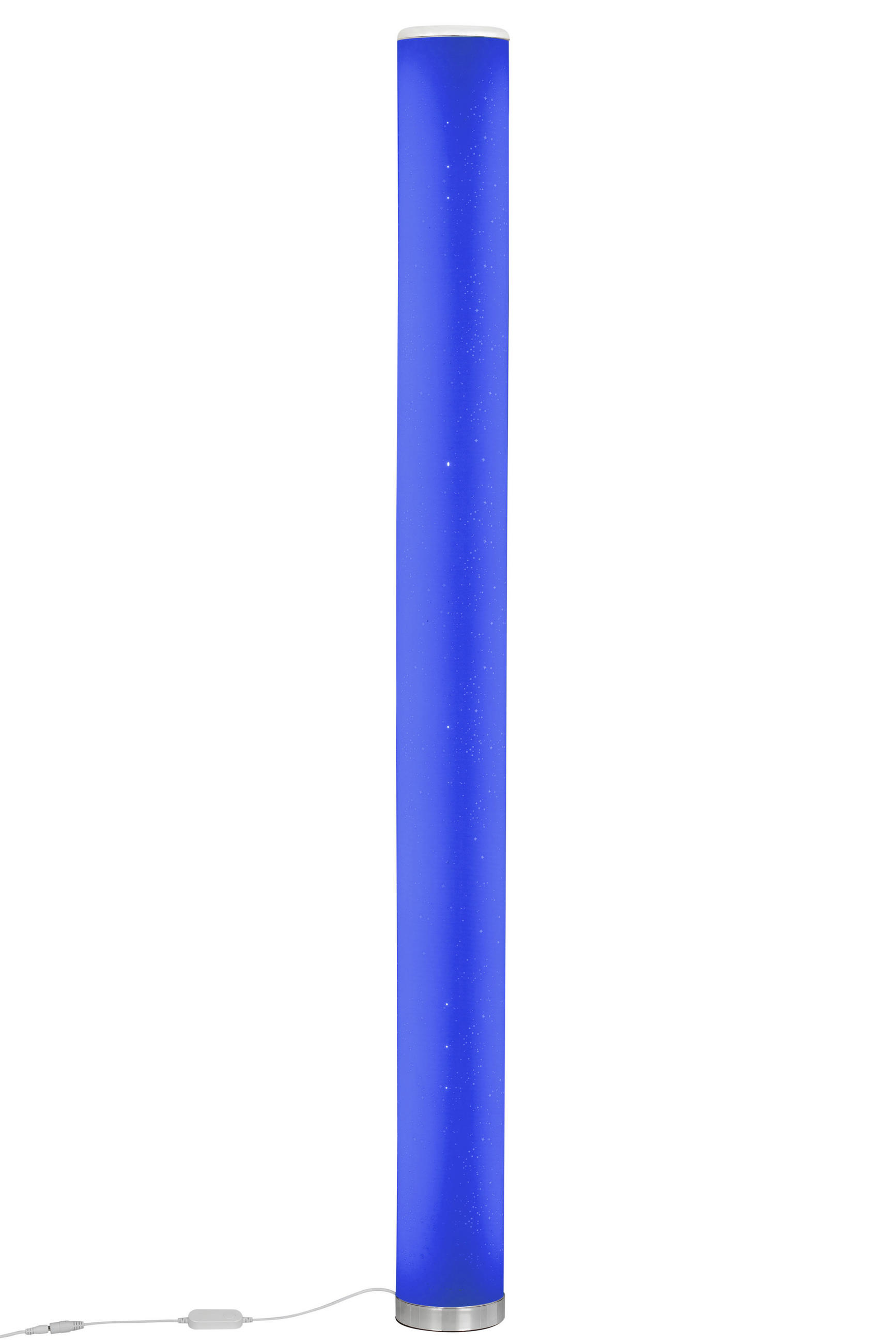 LED STOJACIA LAMPA, 13/150 cm - biela/chrómová, Trend, plast (13/150cm) - Novel