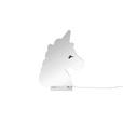 LED-DEKOLEUCHTE Unicorn 30,5/39,5 cm  - Weiß, LIFESTYLE, Kunststoff/Metall (30,5/39,5cm) - Novel