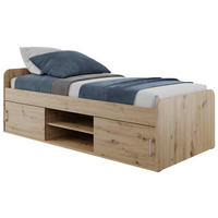 POSTEĽ 90/200 cm,  - dub artisan, Konventionell, kompozitné drevo (90/200cm) - Cantus