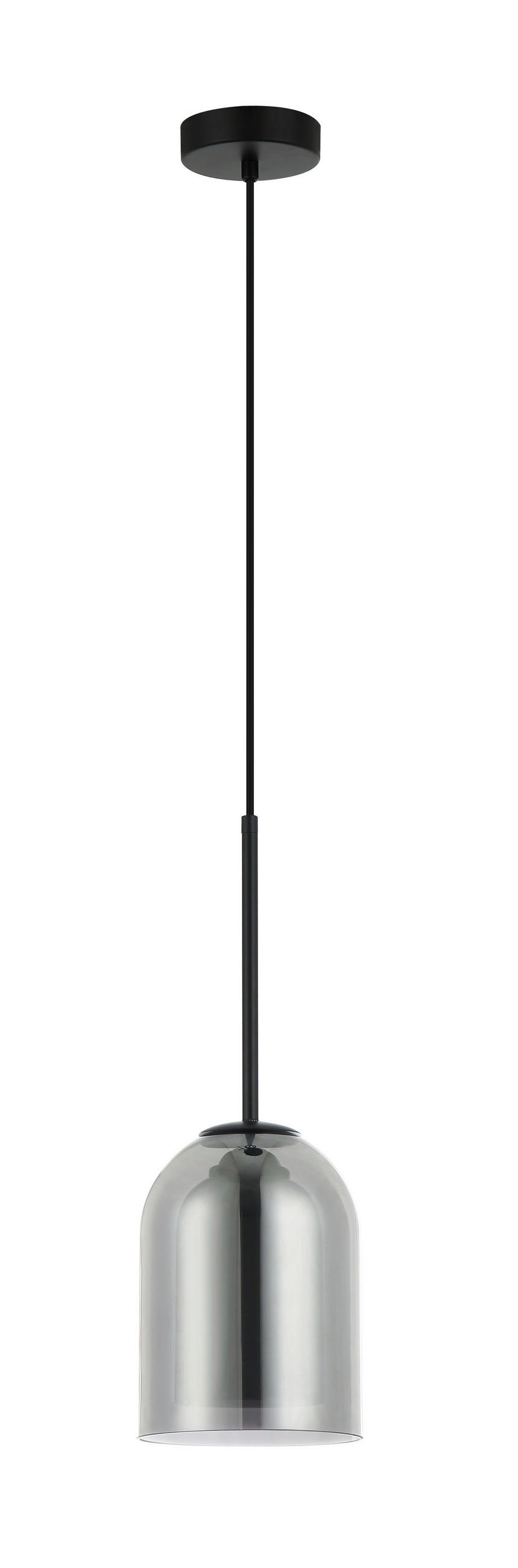 HÄNGELEUCHTE Elaris 15/150 cm  - Grau, Design, Glas (15/150cm)
