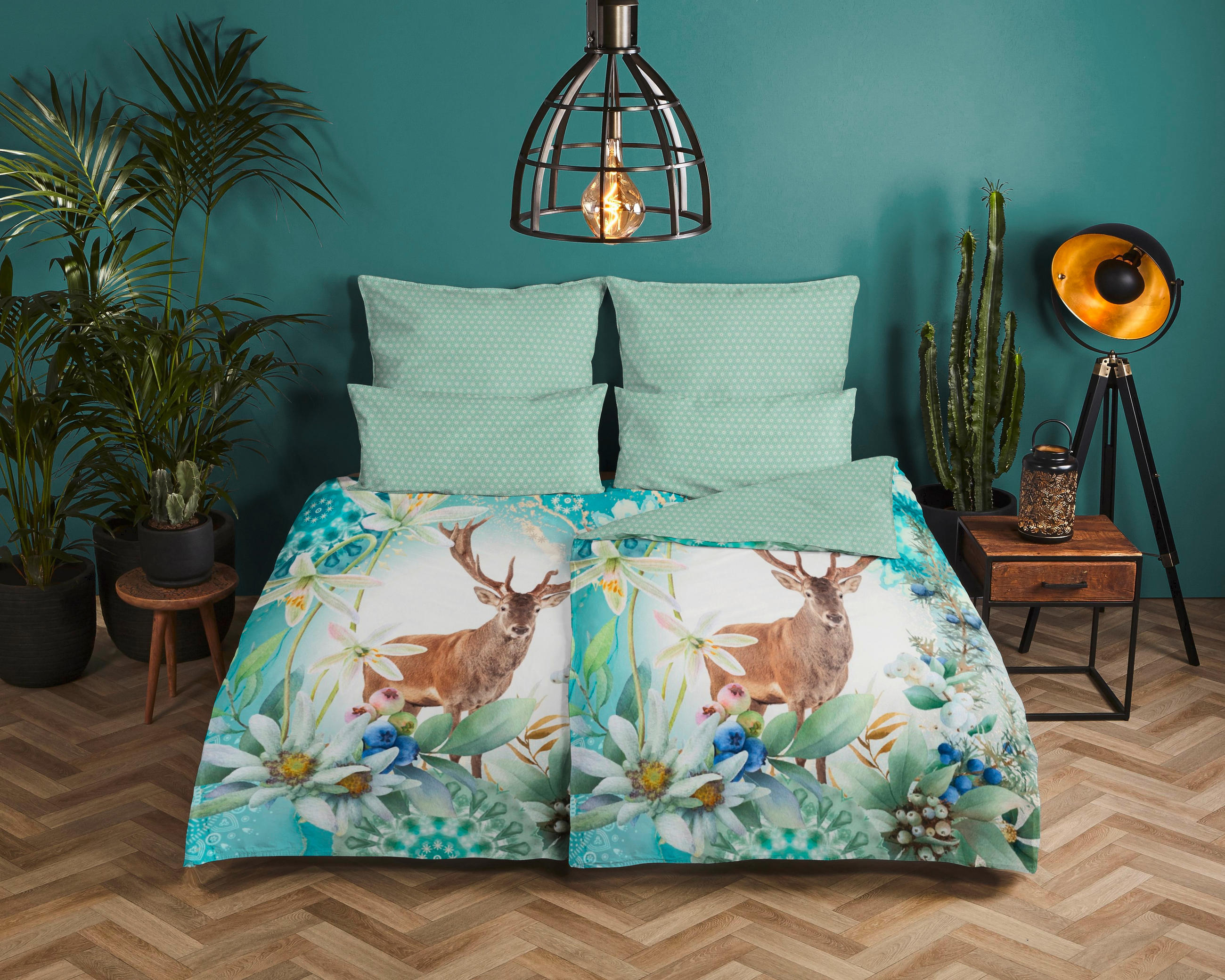 WENDEBETTWÄSCHE sonstige Linon 140/200 cm  - Multicolor, Basics, Textil (140/200cm)