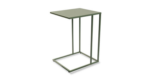BEISTELLTISCH 43/38/62 cm Salbeigrün rechteckig  - Salbeigrün, Basics, Metall (43/38/62cm) - Xora