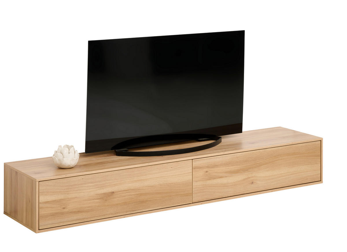 TV-ELEMENT 179,1/26/40 cm Eichefarben  179,1/26/40 cm  - Eichefarben, Design, Holzwerkstoff (179,1/26/40cm) - home24