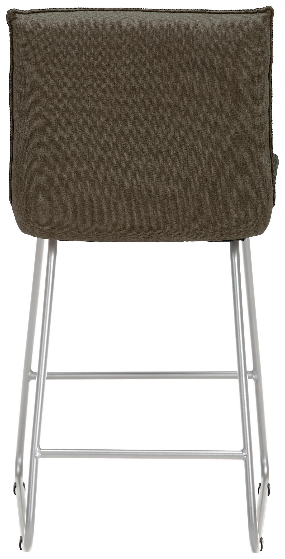 TRESENSTUHL in Metall, Textil Braun, Edelstahlfarben  - Edelstahlfarben/Braun, Design, Textil/Metall (48/92/54cm) - Dieter Knoll