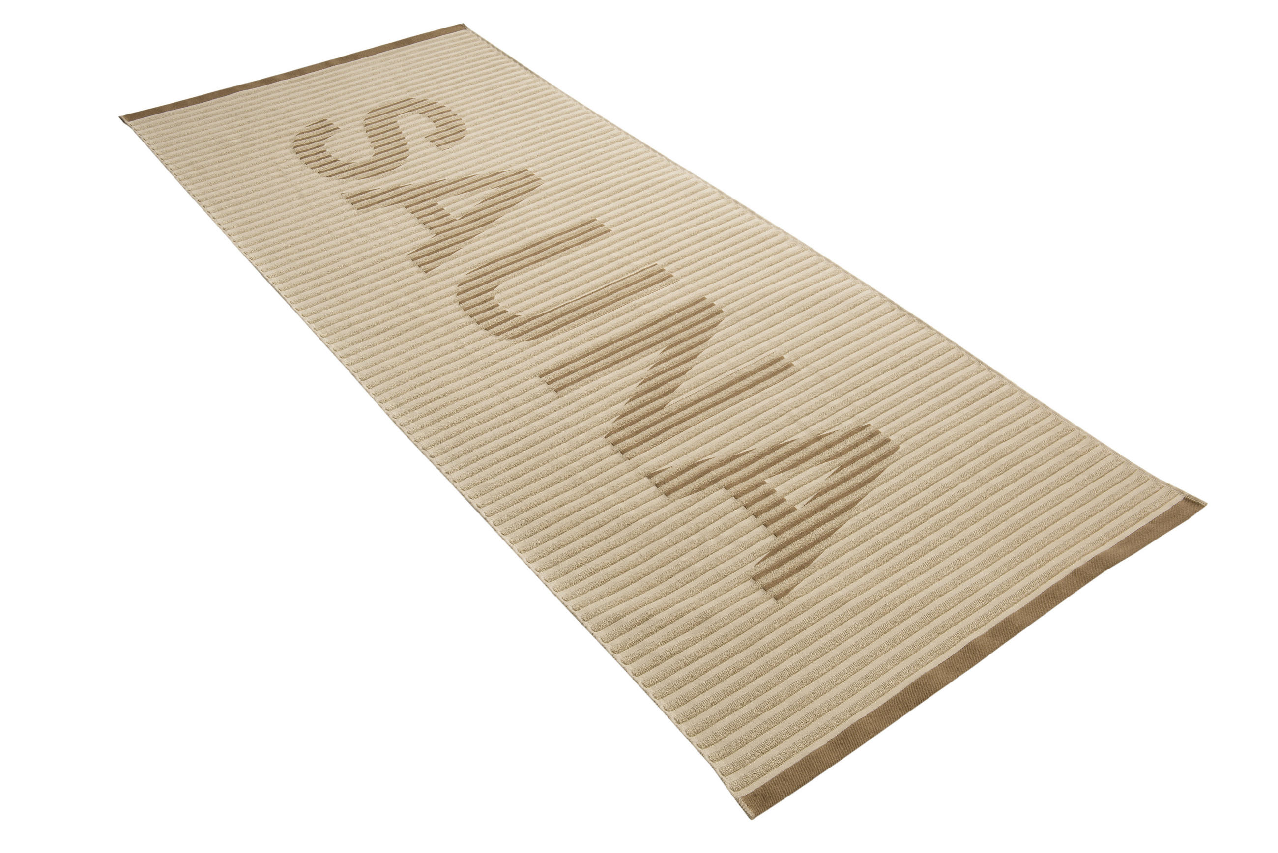 SAUNATUCH 80/200 cm Camden Haselnussfarben  - Haselnussfarben, Basics, Textil (80/200cm) - Vossen
