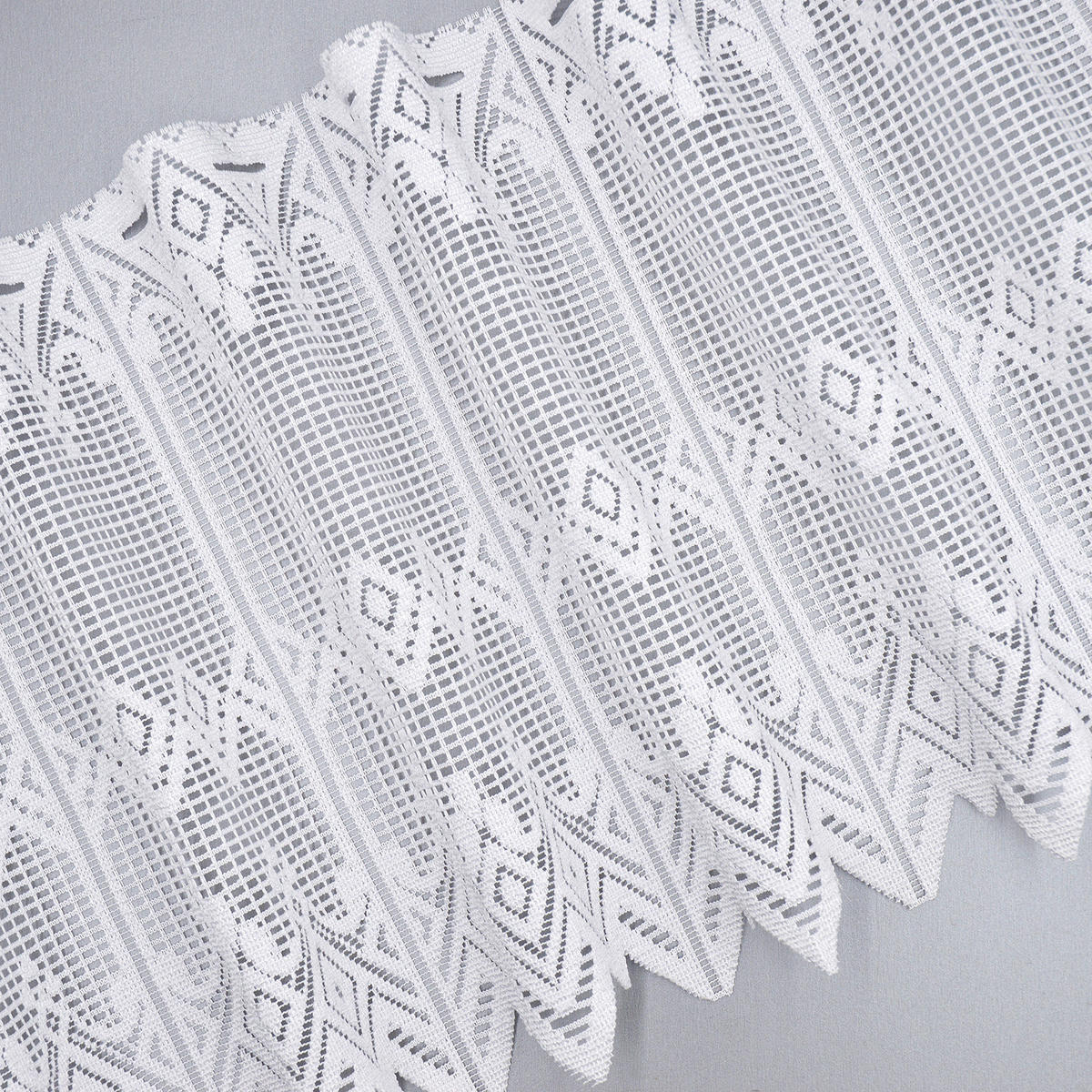 KURZGARDINE   198/52 cm   - Weiß, KONVENTIONELL, Textil (198/52cm)